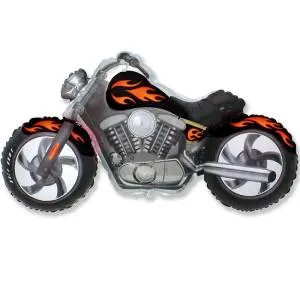 Мотоцикл черный (байк)/ Flexmetal
