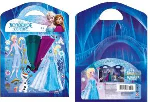 Открытка "А-Д" Игровой набор с наклейками