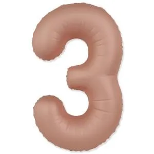 Цифра "3" - SLIM Vintage Rose / Flexmetal 1207-6055