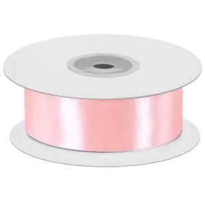 Лента атлас нежно-розовый 38мм*22,85м/38043