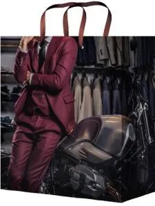 Пакет подарочный M/ПКП-0353 18*23*8 см.