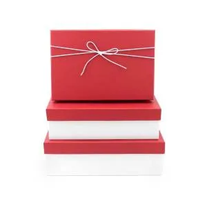 Коробка 25*17*7 см "Элегантность" красная