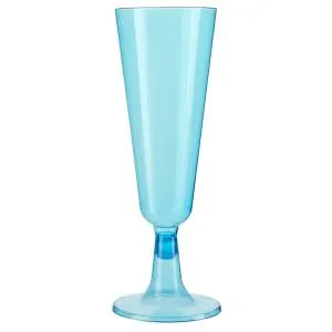 Бокал пласт. голубой 140 мл. 6 шт./6232406