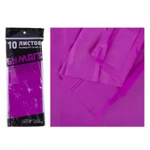 Бумага тишью фуксия 50*66 см. (10 листов)/88014672