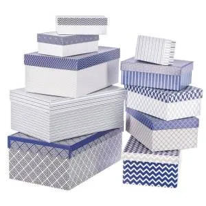 Коробка 24*15.5*9.5 см "Геометрический микс"