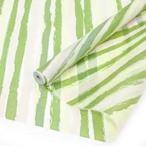 Упак.пленка матовая Лайн.Яркие штрихи салатовый/кофейный 0,7*8,8 см/1 шт.