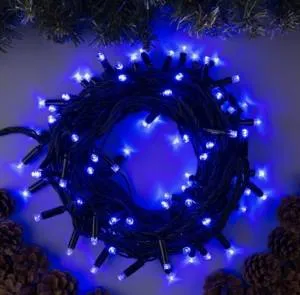 Гирлянда "Метраж" 10М. СИНИЙ 100 ламп /3584105
