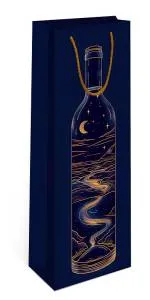 Пакет подарочный 12*36*8,5 см. под бутылку / 0194.385