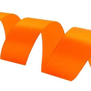 Лента атлас мандарин 50мм*22,85м