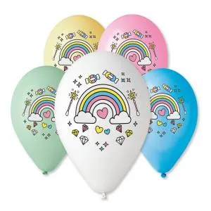 Единорог Радуга 12" 5цв 1103-1645