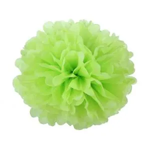 Помпон из бумаги 35 см. (салатовый) 