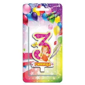 Свеча д/т на "Комплимент 3 Умница"