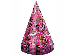 Колпак "Кукла ЛОЛ паттерн" / 6 шт 1501-5346