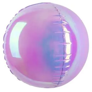 Сфера 3D 22" Хамелеон, сиреневый перламутр (Китай)/ 24945