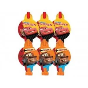 Язычок-гудок с карточкой Disney Тачки 8 шт