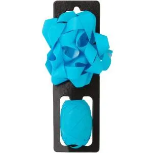 Бант Звезда 10 см.+Лента 10 м. сатин синий / 1507-1882