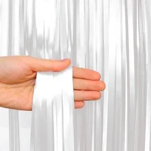 Занавес "Дождик" Белый 2м*1м (Китай) 20226-КТ