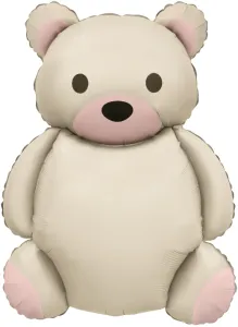 35" Мишка кремовый сатин / Китай 27105