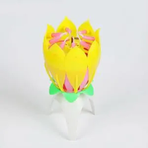 Свеча д/торта музыкальная "Цветок" 2385923