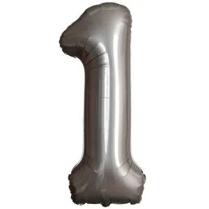 Цифра "1" - SLIM Moonlight Silver / Flexmetal 1207-6101