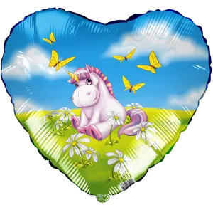 18" Сердце Единорог (Россия)/750094