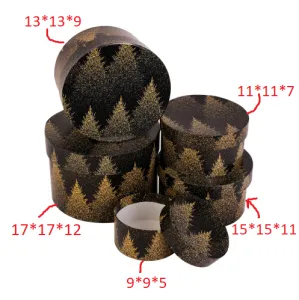 Коробка "Золотой лес" 13*13*9 см ПП-8737