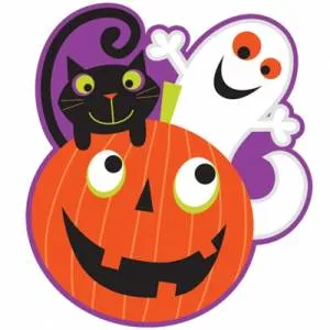 Баннер  "Тыква и скелет" 38 см.