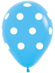 Большие кружки, Голубой пастель 12" (Колумбия) 25 шт.