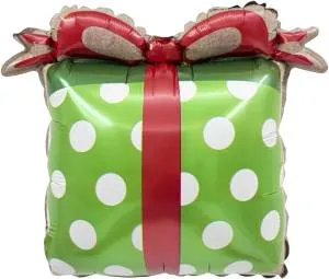 МИНИ Праздничный подарок, зеленый / 26833