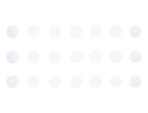 Гирлянда на нитке Круги Белые 2,2м /1404-0511