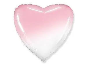 Сердце Градиент розовый 32"/1204-1008