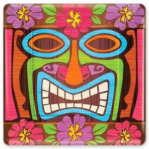 Тарелки "Гавайи Тотем" 17 см. 8 шт.