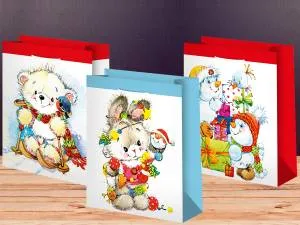 Пакет подарочный 12*15 см/ ч45246