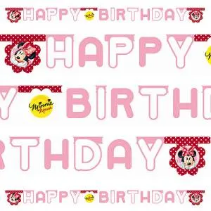 Гирлянда - буквы "Минни Ромашки", 1,9 м        