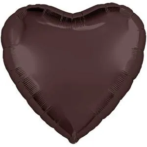 18" Сердце каштан, Бохо (Россия) / 1204-1728