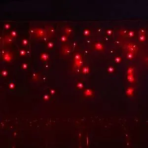 Гирлянда "Бахрома"улич. 3*06 м.1080176 красная