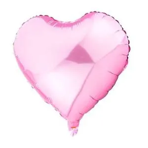 24" Сердце нежно-розовое (Китай)/722400ВР