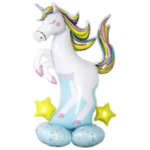 AIR Единорог Радужный звезды (ходячий шар)/1208-0625
