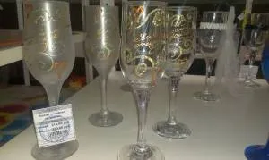 Бокалы свадебные прозрачные