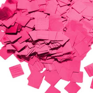 Конфетти "Квадрат фол Фуксия" металл. 1 см 50 гр. / 6015322