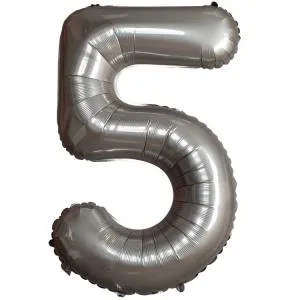 Цифра "5" - SLIM Moonlight Silver / Flexmetal 1207-6105