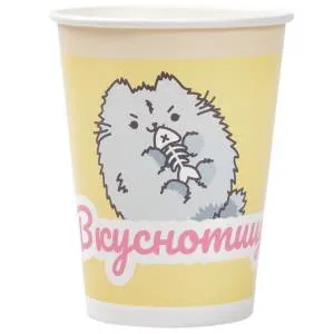 Стакан "Вкуснотища ПушМяу" 250 мл 6 шт / 1502-6775