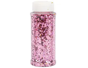 Блеск конфетти д/декора розовые 90 гр./1501-4127
