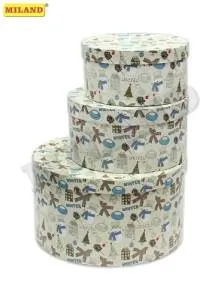 Коробка 23*23*12 см "Зимний праздник"