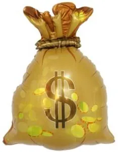 33" Денежный мешок / Китай 27029/ 1207-6465