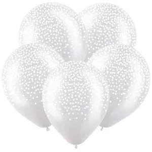 12" Конфетти (Белое), кристалл (Турция)