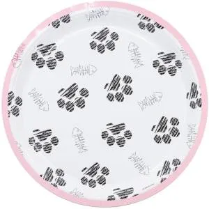 Тарелка  "Котики"  23 см. 6 шт./ 1502-4557