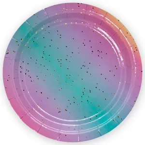 Тарелка  "Космическая радуга градиент" 9 дюйм. 6 шт./625016