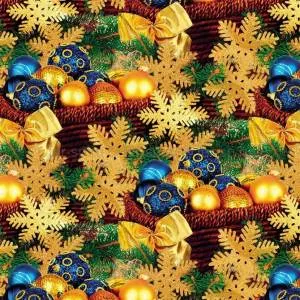 Бумага упак. в листах (10 шт.) "С Новым Годом" 70*100см /000402/42