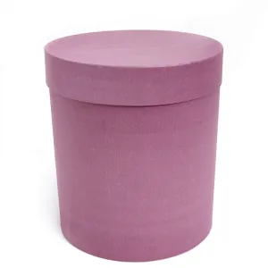 Коробка Цилиндр Лиловый 21*21*23 /АЕ-КМ009